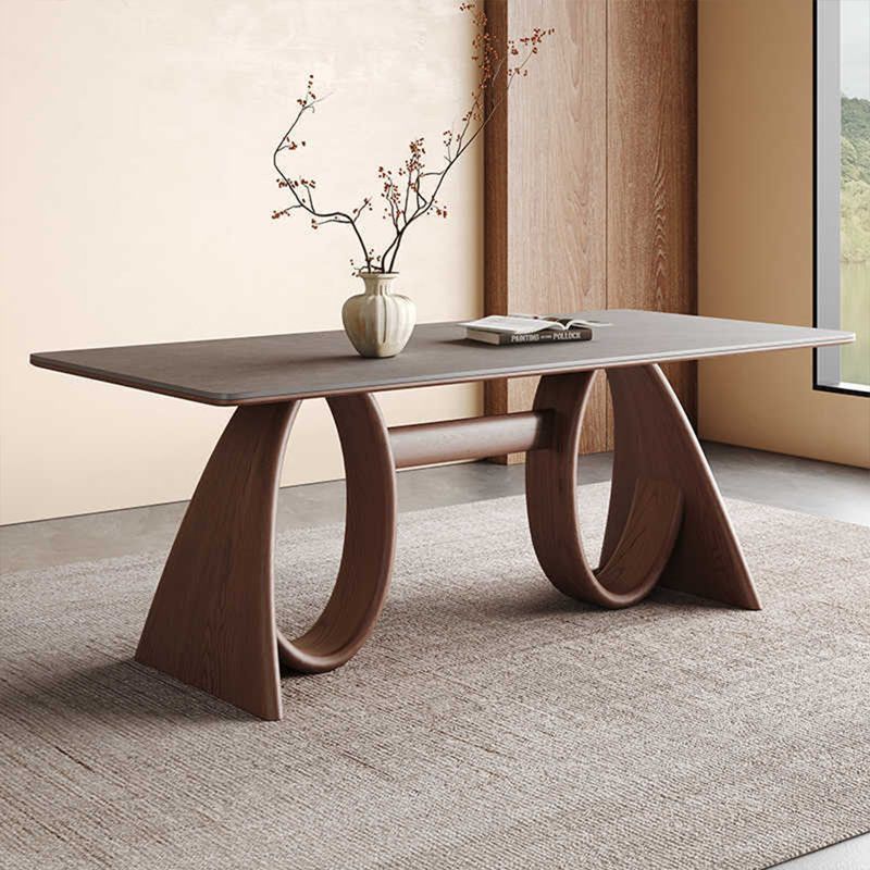 Nordic Curved-Base Dining Table